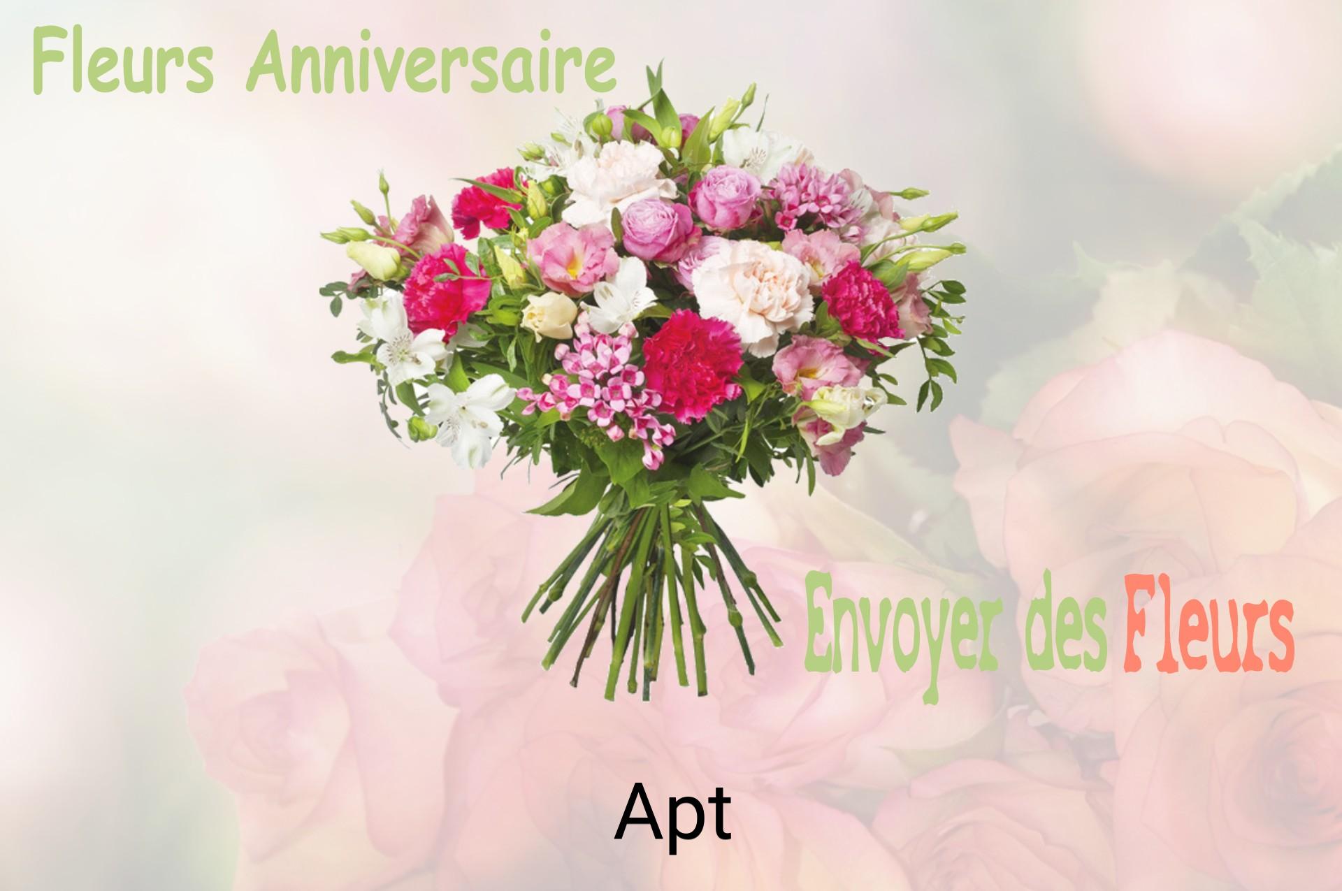 Bouquet de fleurs d’anniversaire livré à Apt