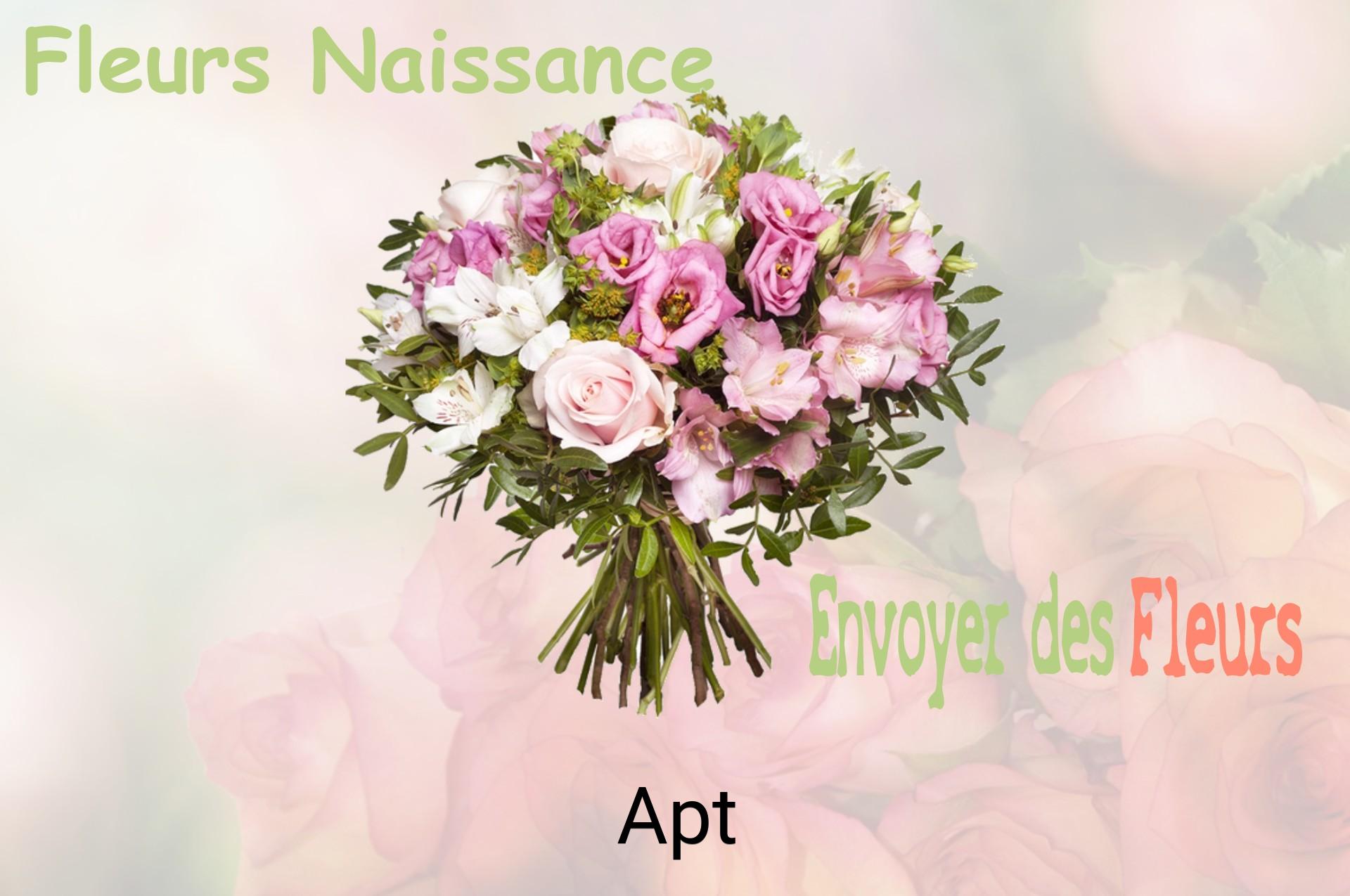 Bouquet de fleurs de naissance livré à Apt